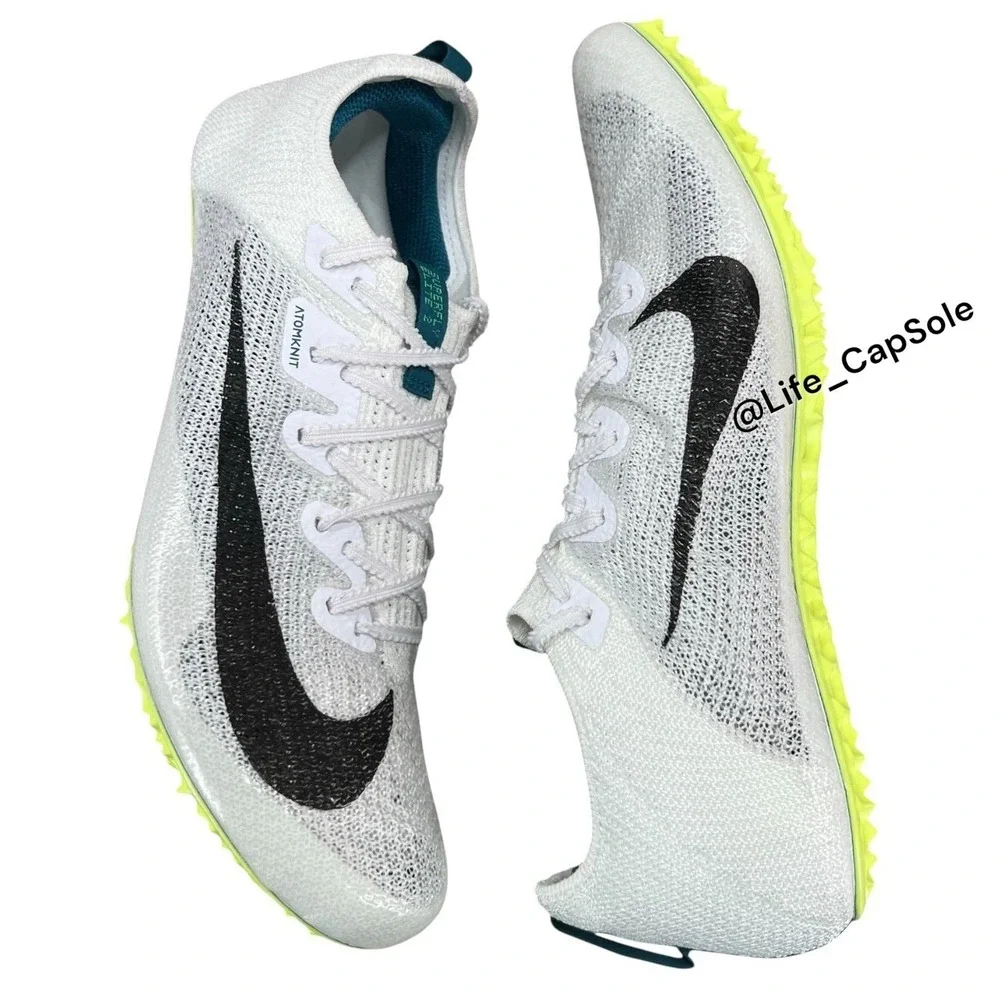 Size‎ 6.5 Nike Zoom Superfly Elite 2 Men's Flyknit White Green Spikes FZ9662-100